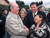 Ricardo Lagos visita Paniahue para inauguración de pavimentación 1