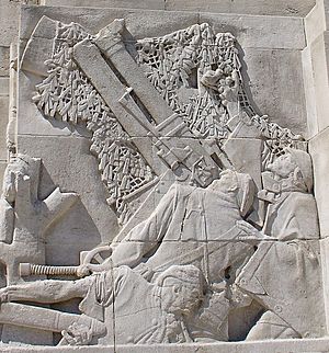 Royal Artillery Memorial Relief Trimmed