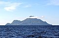 Saba with cloud cover