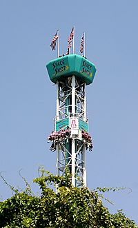 Space Shot at Adventureland, Iowa