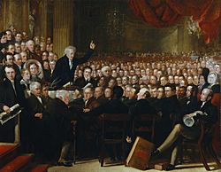 The Anti-Slavery Society Convention, 1840 by Benjamin Robert Haydon