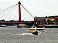 Water taxi meets water bus