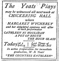 1904 Yeats ChickeringHall BostonGlobe Nov26