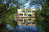 Cambridge Science Park restaurant pond