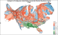 CartogramPresidentialCounty1968Colorbrewer