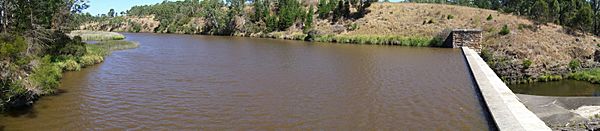 Clarendon Weir panorama 05