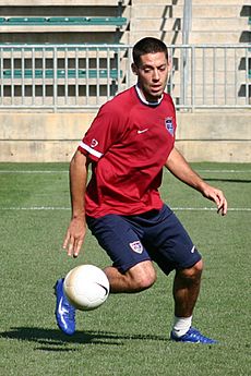 Clint Dempsey USA training