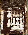 Eugène Atget, Boulevard de Strasbourg, Corsets, Paris, 1912