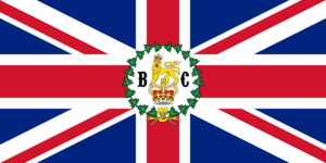 Flag of the Lieutenant Governor of British Columbia (1871-1906)