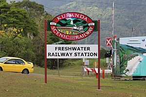 Freshwater Railway Station sign