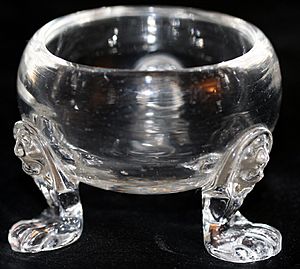 Glass salt cellar 1720