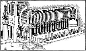 Karli Chaitya section in perspective