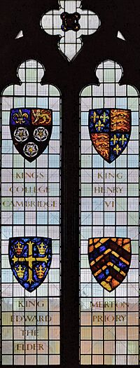 Kingston, All Saints church, north aisle western window.jpg