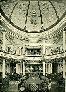 Lusitania 1st Class Dining Saloon