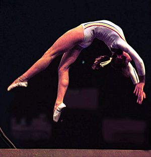 Nadia Comăneci Montreal1976f