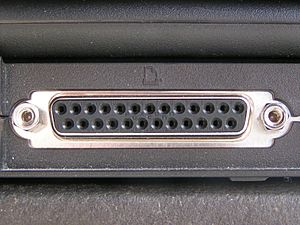 Parallel computer printer port