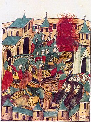 Sacking of Suzdal by Batu Khan