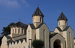 Saint Gregory the Illuminator Armenian Catholic Church in Glendale , California (2001) crop