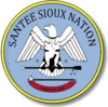 Official seal of Santee Sioux Reservation