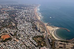 Vizag aerial view