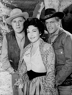 William Bendix Lynn Bari Doug McClure Overland Trail 1960