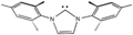1,3-bis(2,4,6-trimethylphenyl)imidazol-2-ylidene (aka IMes)