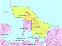 U.S. Census map of Asharoken