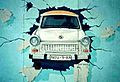 Berlin Wall Trabant grafitti