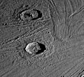 Craters on Ganymede