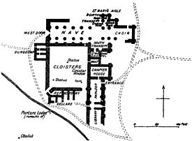 Dryburgh.Abbey.ground.plan