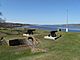 Canons at Fort Anne overooking the water