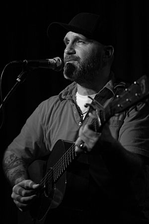 Gary Jules performing live at the Hotel Café on December 9, 2008