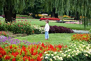 Girl in the Margit-sziget Garden (5978988972)