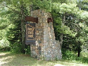 Itasca State Park Sign