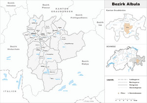 Location of Albula District