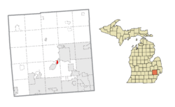 Location within Oakland County