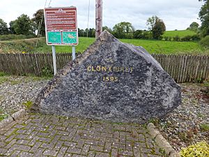 Marker commemorating the Battle of Clontibret, 1595