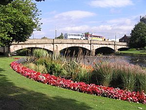 Musselburgh Esk flower beds