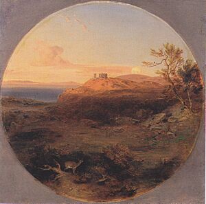 Rottmann - Landschaft auf der Insel Aegina - 1845