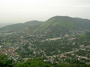 San Marcos seen from Los Planes de Renderos Hill