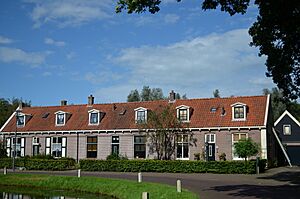 Monumental rowhouses in Veenhuizen