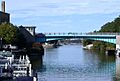 Waterfront of downtown Manistee, Michigan