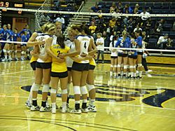 Women's volleyball, SJSU at Cal 2009-09-12 3