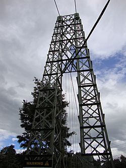 Arapuni steel lattice tower