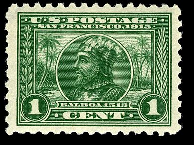 Balboa 1c, 1914 issue