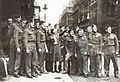 Bermuda Volunteer Rifle Corps soldiers serving with the Lincolnshire Regiment circa 1944