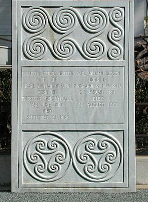 Carl Blegen Grave