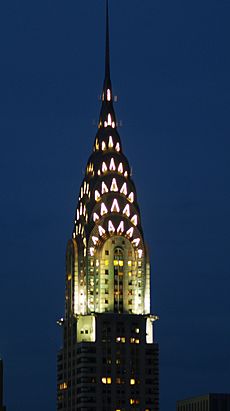 Chrysler Building at night