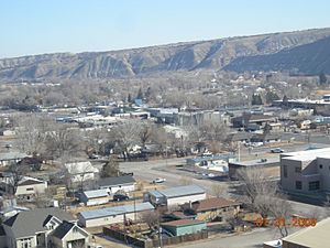 Looking SouthEast and down on Duchesne, January 2009