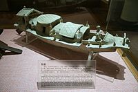 Eastern Han pottery boat